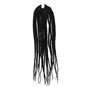 4X EZ SENEGALESE BRAID Long Crochet Braid Synthetic Hairstyle Black Burgundy Brown Ladies Box Braid Crochet Hair-16 Inch (Option: Wig braid)