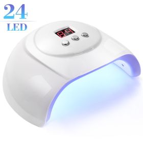 UV LED Nail Lamp Professional Nail Dryer For Gel Polish Led Lamp For Gel Nails 3 Timers White (Option: S5)